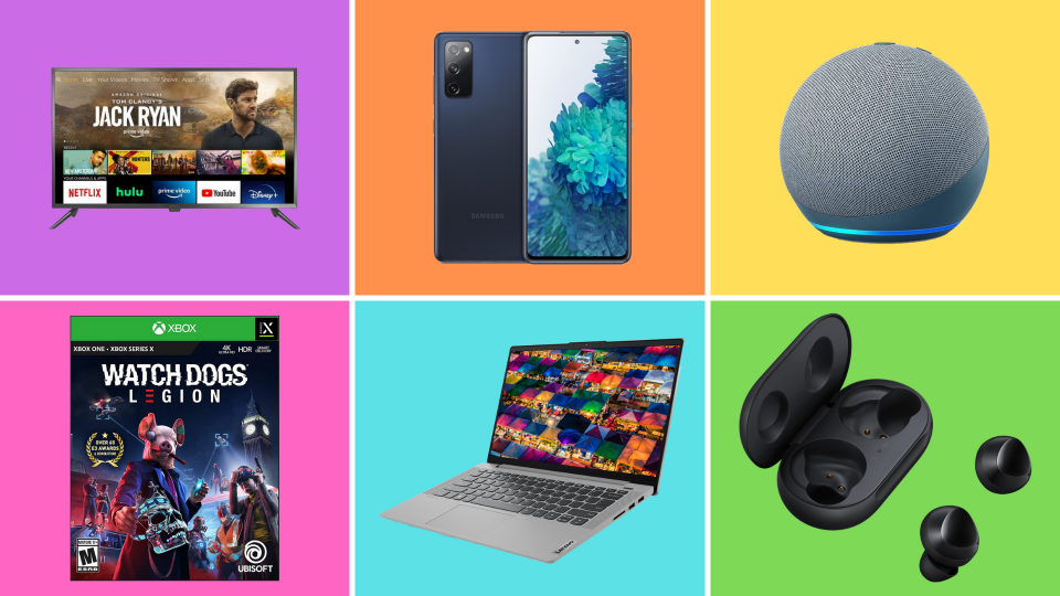 Now is the best time to score deals on TVs, tablets, smart-home gear, and more. (Photo: Yahoo Life)