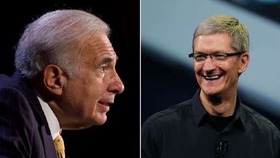 Activist investor Carl Icahn helped Apple make headlines for all the wrong reasons. (AP)