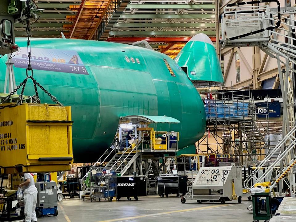 Boeing 747 Factory Tour.