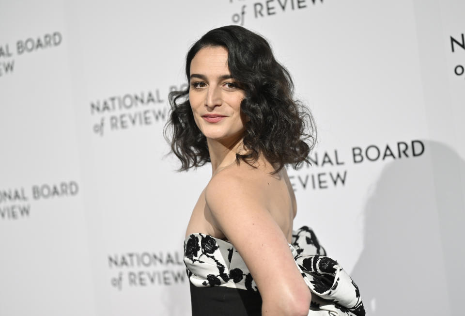Jenny Slate attends the National Board of Review Awards Gala at Cipriani 42nd Street on Sunday, Jan. 8, 2023, in New York. (Photo by Evan Agostini/Invision/AP)
