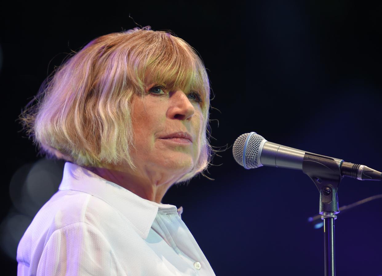 English singer Marianne Faithfull has been hospitalized with coronavirus. (Photo: GUILLAUME SOUVANT/AFP via Getty Images)