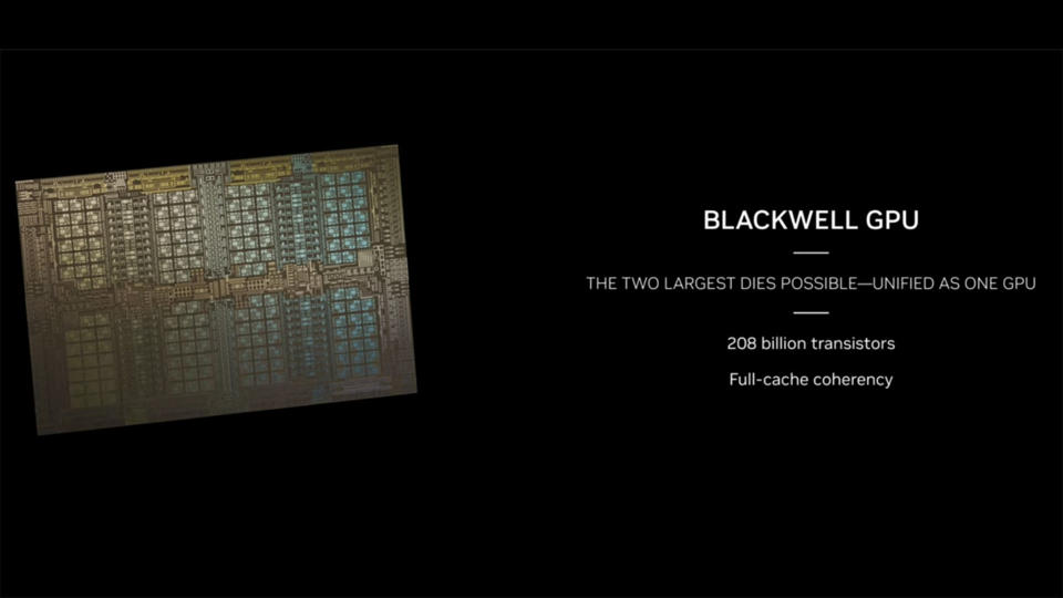 Images of Nvidia's Blackwell GPU from GTC.