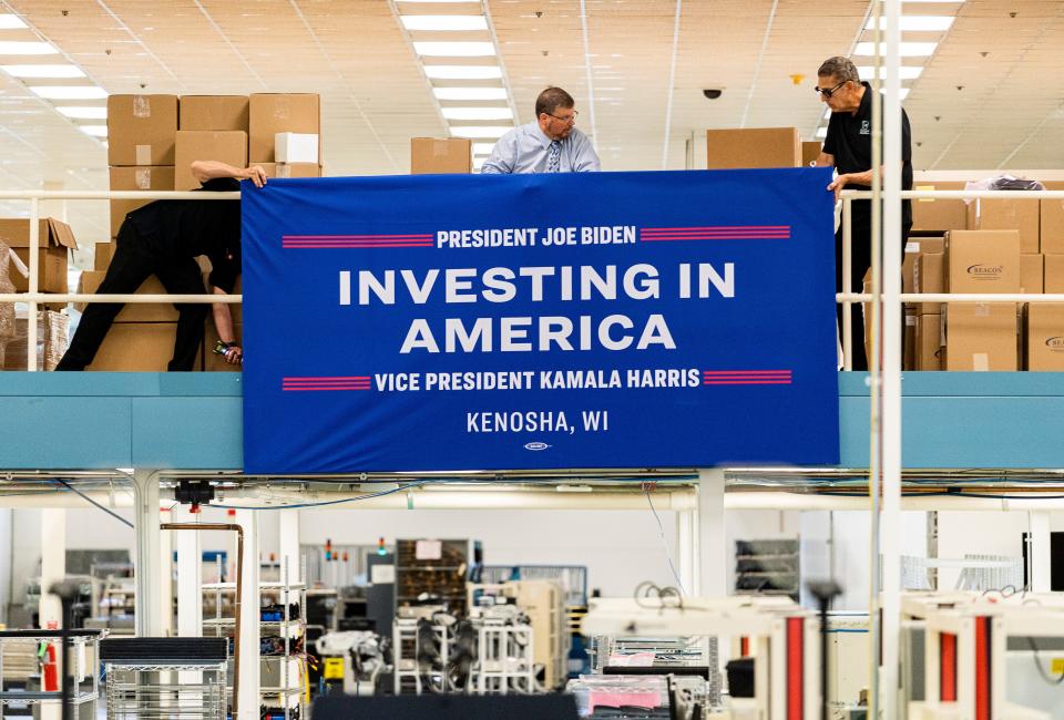 The first Buy America-compliant broadband electronics are now being made at the Sanmina Corp. plant in Pleasant Prairie, Wis.