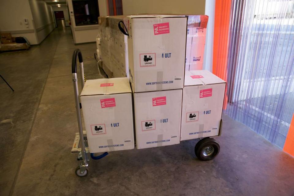 Memorial Healthcare System in Broward County received its first shipment of the Pfizer COVID-19 vaccine on Monday, Dec. 14, 2020.