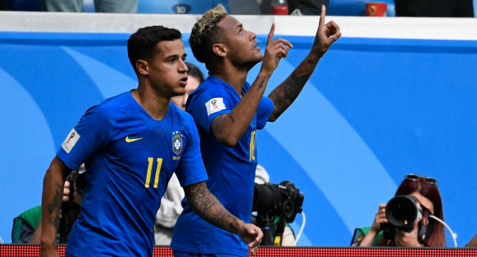 Coutinho et Neymar ont tiré le Brésil d’un mauvais pas