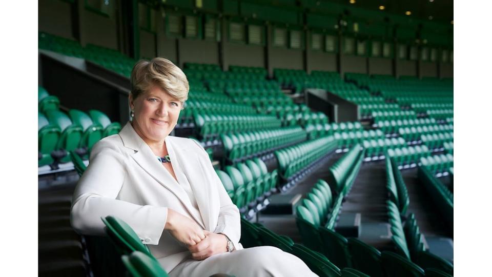 Wimbledon presenter Clare Balding