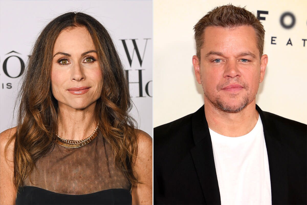 Minnie Driver, Matt Damon