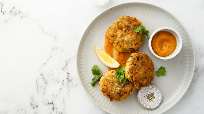 Curry tuna cakes