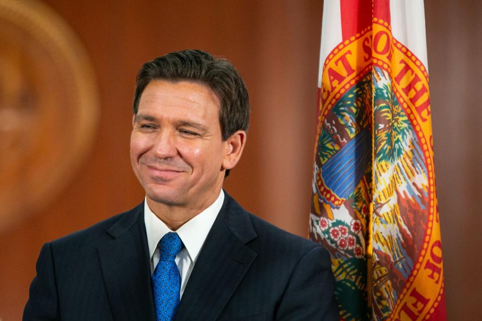 Gov. Ron DeSantis railed against President Joe Biden in signing legislation to thwart illegal immigration