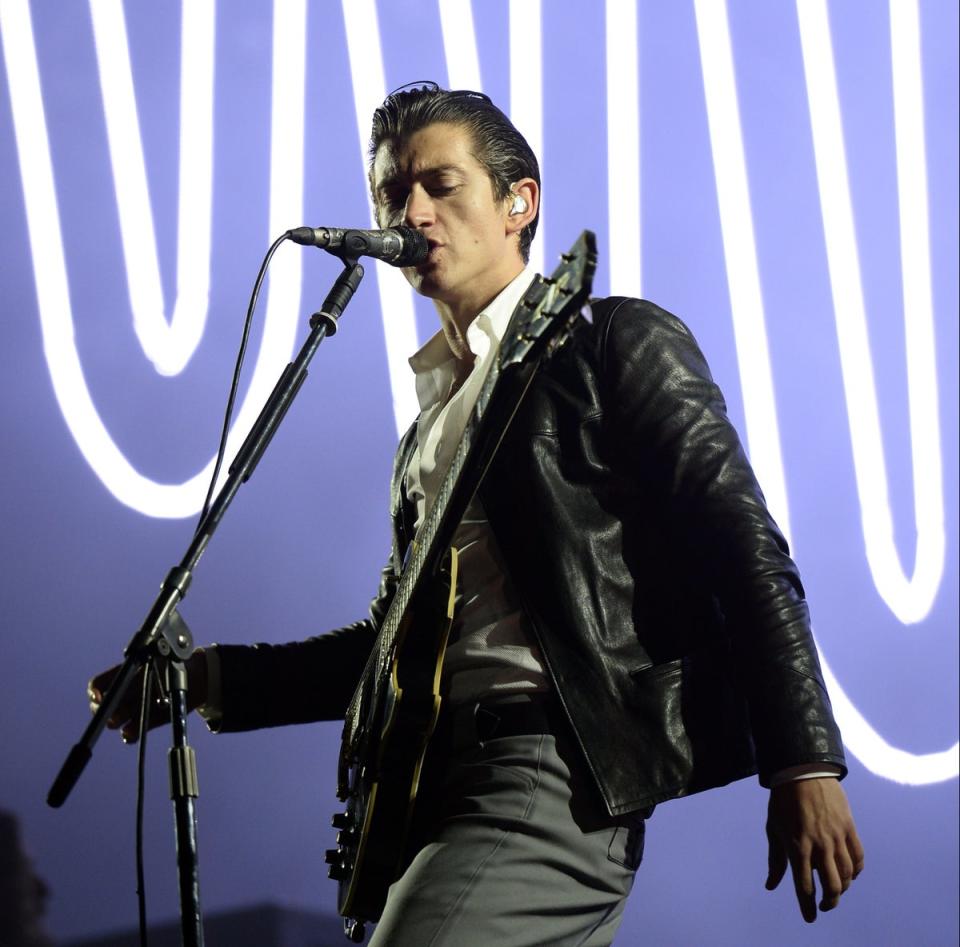 Alex Turner of Arctic Monkeys (AFP via Getty Images)