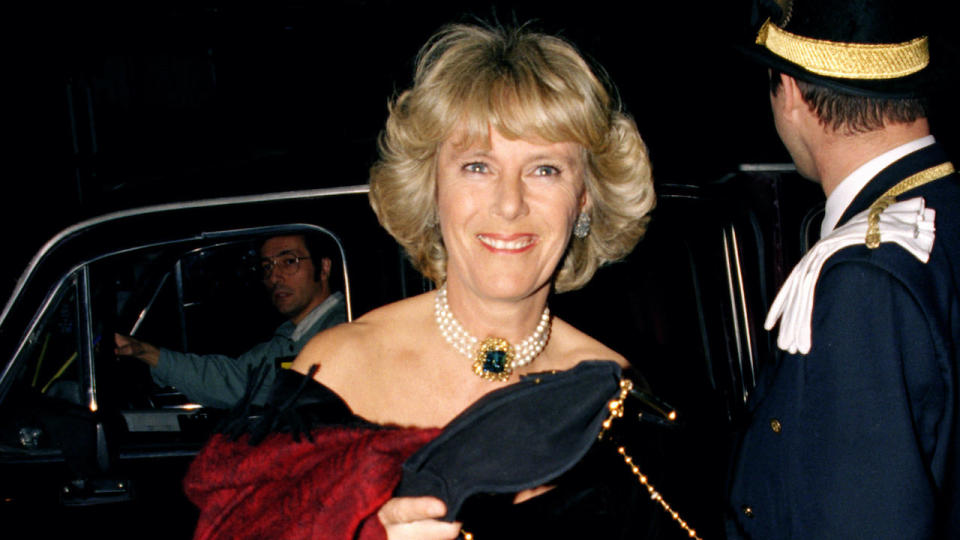 1995: Camilla Parker Bowles at the Ritz in London