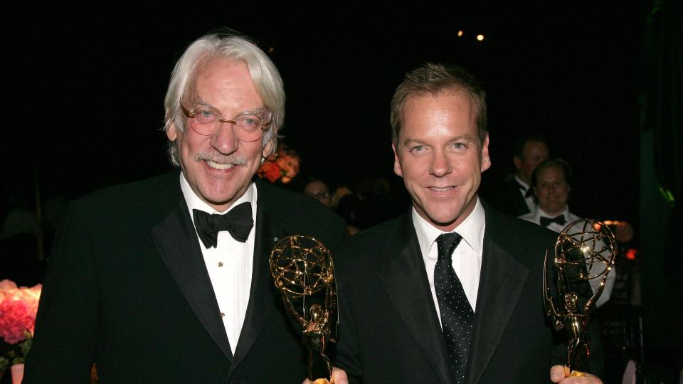 Celebs with famous parents  Kiefer Sutherland and Donald Sutherland