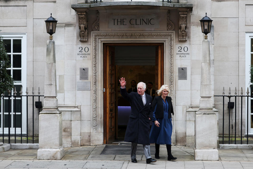 King Charles London Clinic (Daniel Leal / AFP via Getty Images file)