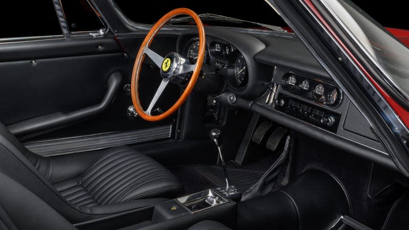 Steve McQueen’s 1967 Ferrari 275 GTB/4 by Scaglietti interior