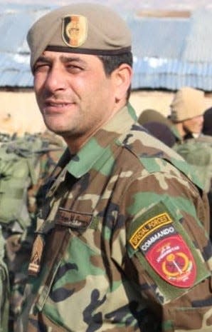 Azizullah Azizyar was a command sergeant major in the Afghan military and oversaw its special operations forces.