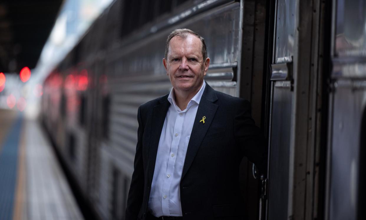 <span>He’s ready for ridicule of the high speed rail project but HSRA boss Tim Parker believes it could ‘change people’s lives for the better’.</span><span>Photograph: Blake Sharp-Wiggins/The Guardian</span>