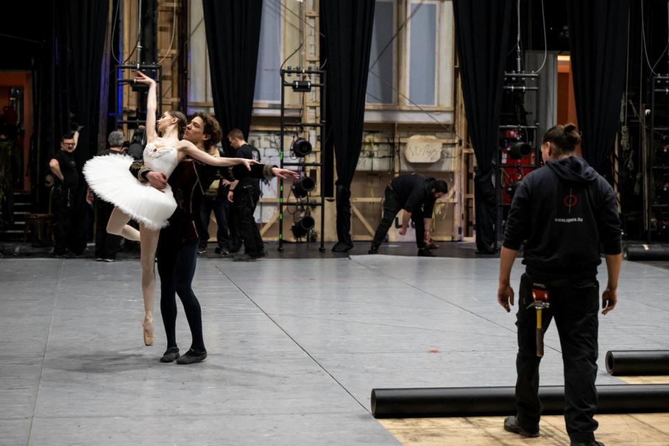 Muromtseva is now back at the top in the role of Odette and Odile (Reuters)