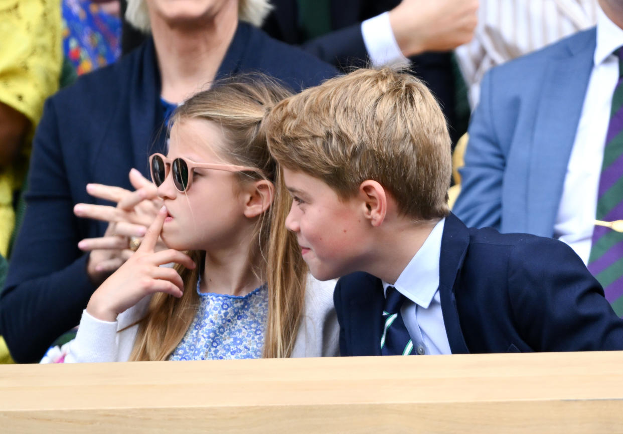 George and his sister Prince Charlotte attended Wimbledon this month. (Photo: Karwai Tang/WireImage)