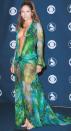 <p>Of course, no wrap up of J.Lo's most naked moments would be complete without her famous belly-button bearing Versace Grammy Awards dress.</p>