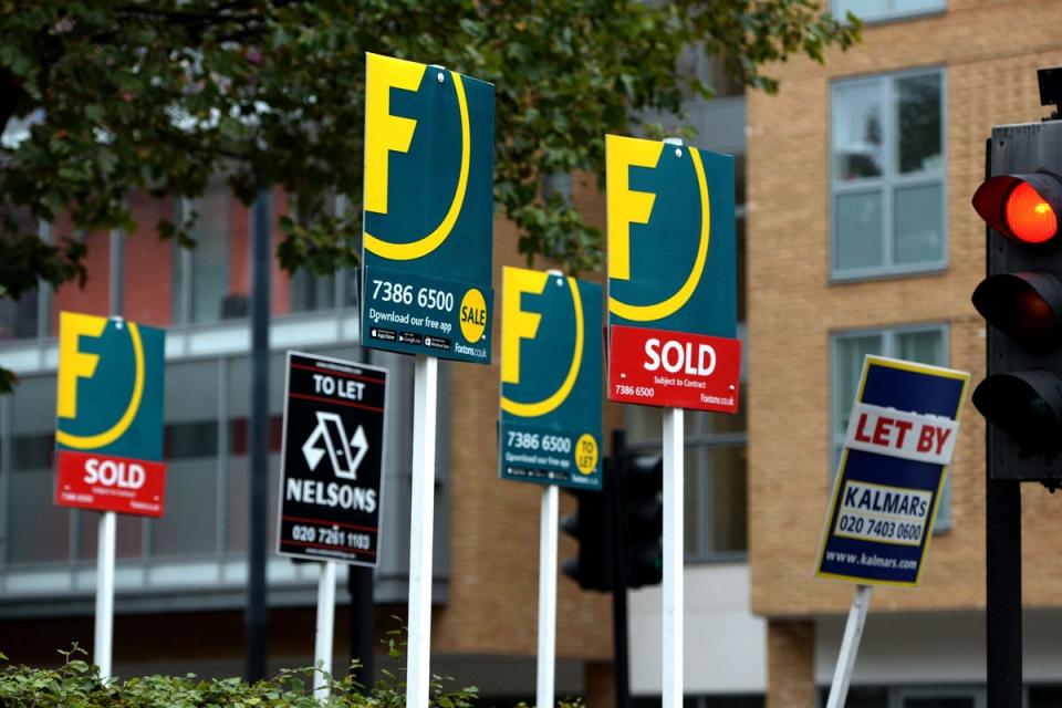 House prices are up in the capital, but buyers are negotiating hard report agents (PA Archive)