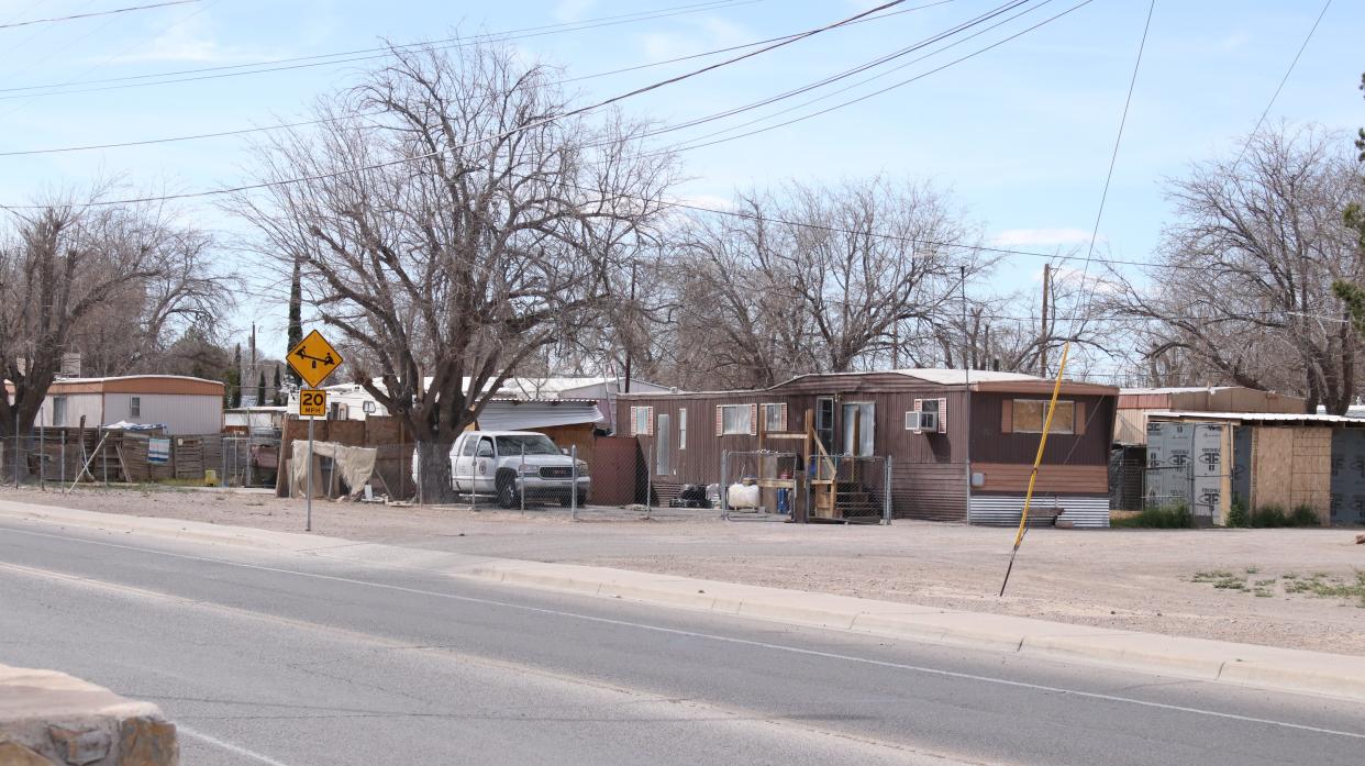 Some Spanish-speaking families in the Las Cruces Public Schools say they remain hesitant to sign up for – or have hit hurdles seeking information about – assistance programs to help students get better internet access from home. The owner of El Patio No. 2 Mobile Home Park, seen here in early March 2023, says he sought options to help low-income residents get connected to high-speed internet, but ran into dead-ends.