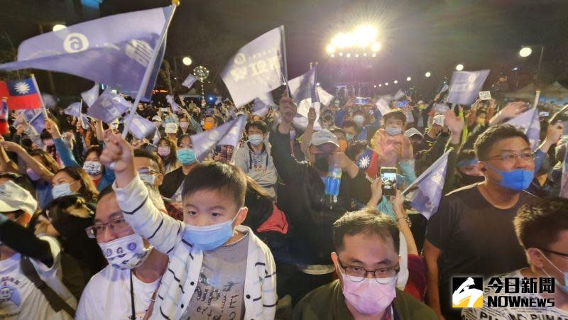 ▲高虹安勝選新竹市長，由柯文哲領軍的民眾黨成功插旗新竹市。（圖／記者李琦瑋攝，2022.11.26）