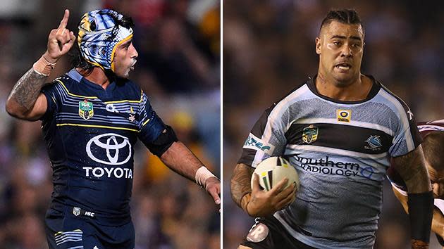Click through to see who lines up alongside Thurston and Fifita.