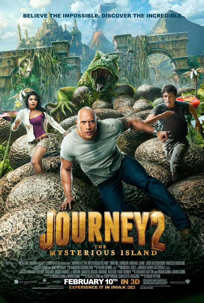 Journey 2 The Mysterious Island 2012 Poster