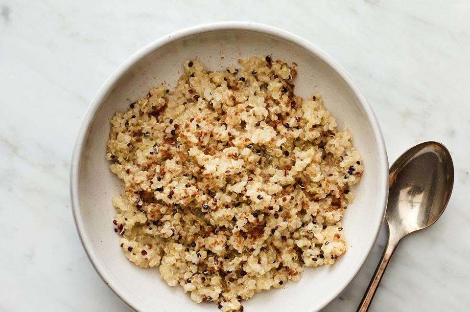 Cinnamon-Peanut Butter Quinoa from SELFstarter