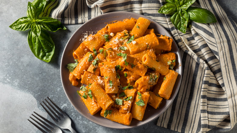 rigatoni alla vodka