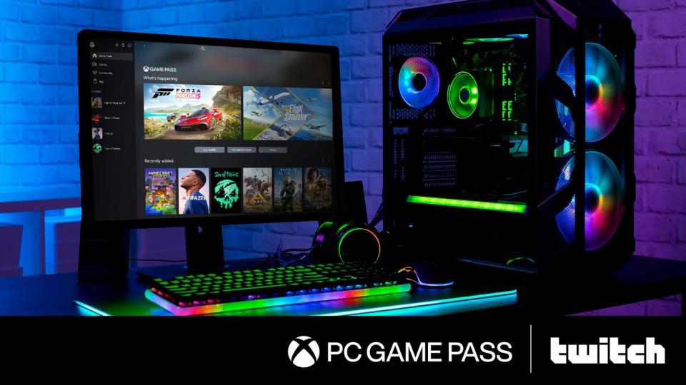 Twitch 與 Xbox 推出限時合作 訂閱實況主即可獲得 PC Game Pass 上百款熱門遊戲任意玩   圖：Twitch/提供