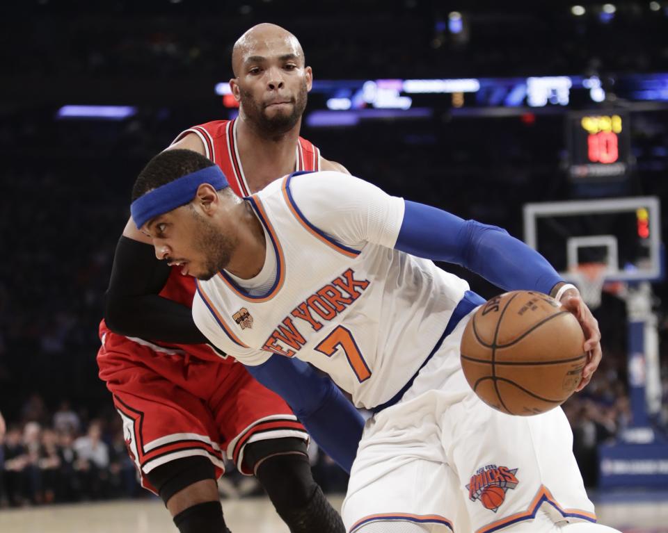 Would Carmelo Anthony eventually consider moving on from New York? (AP)