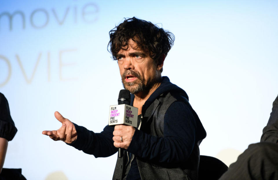 Actor Peter Dinklage attends the Film Independent Screening of "Cyrano" at Harmony Gold