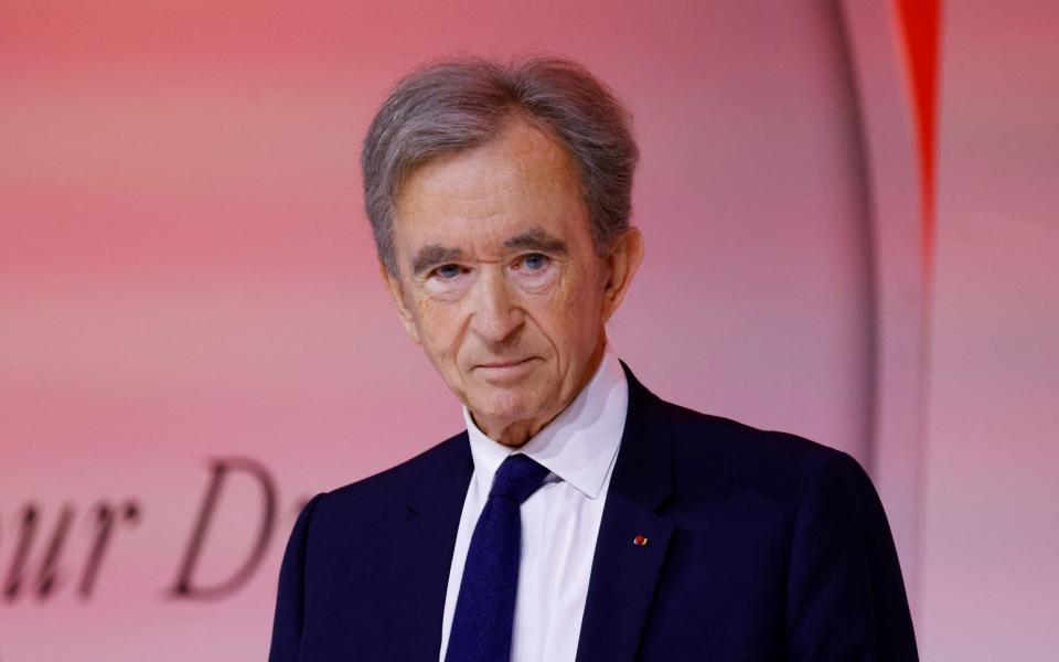 Bernard Arnault is the chairman and chief executive of LVMH