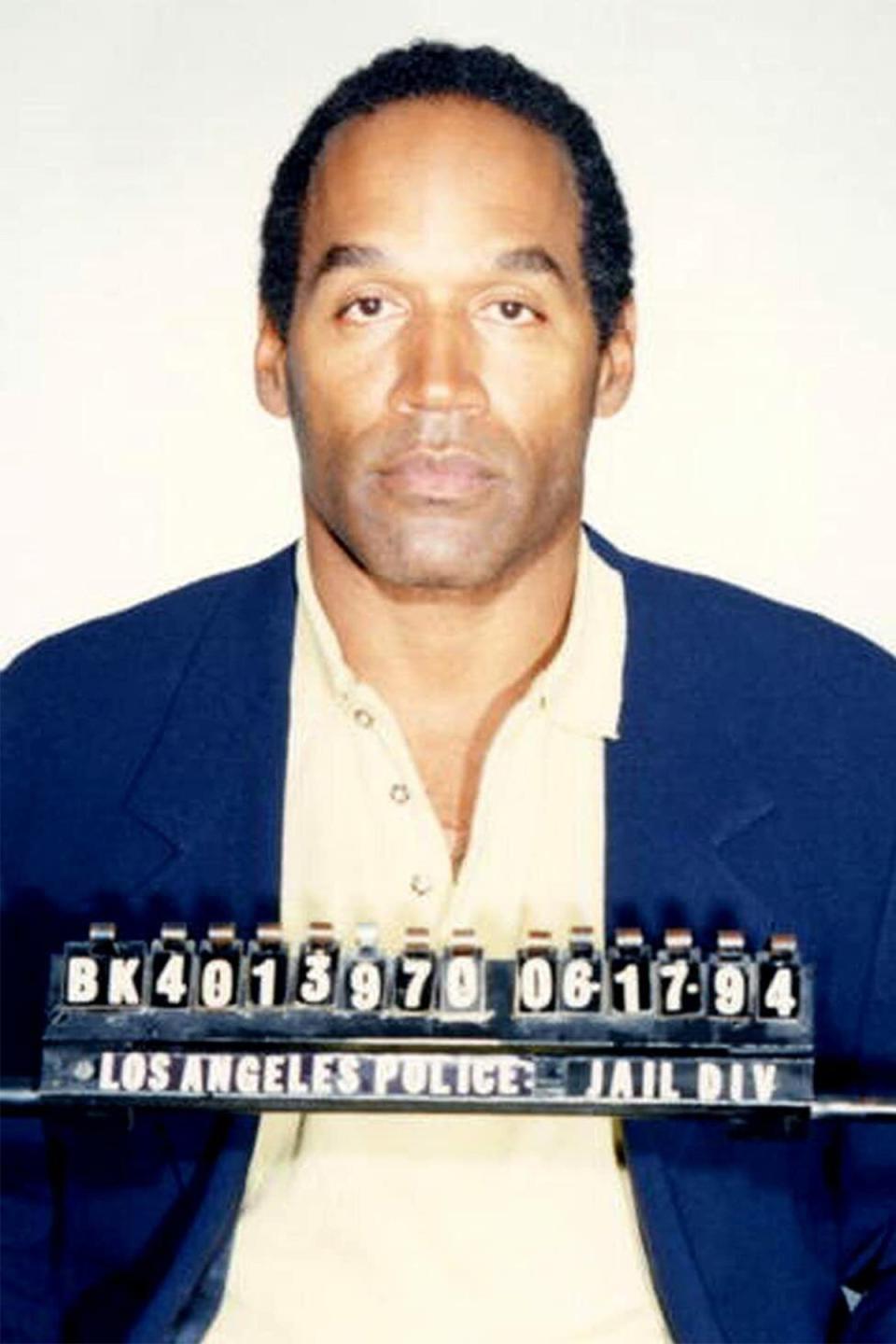 OJ Simpson’s mugshot (LAPD)