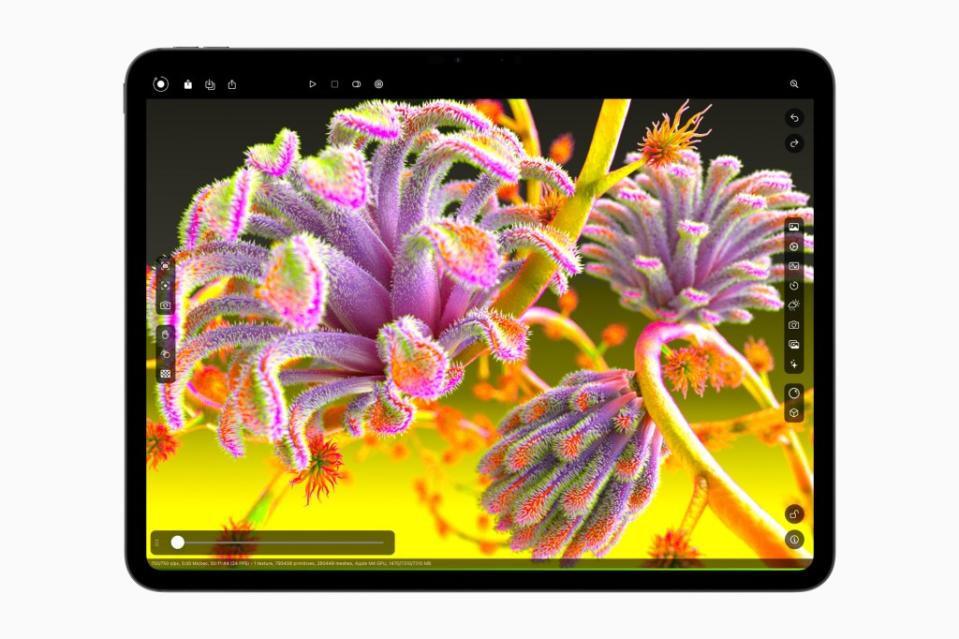 The iPad Pro features Apple’s upgraded M4 computer chip. Apple Inc.