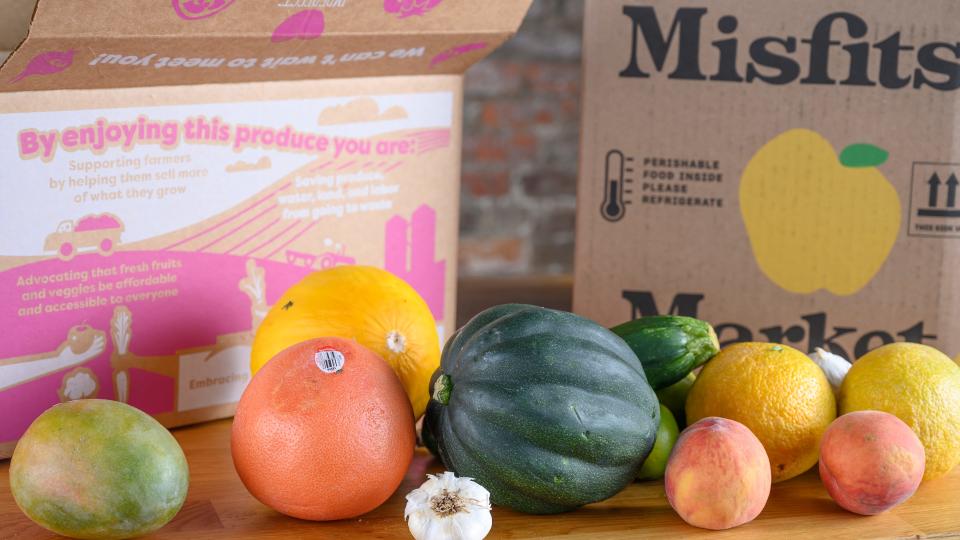 You can get fresh produce delivered to your door.