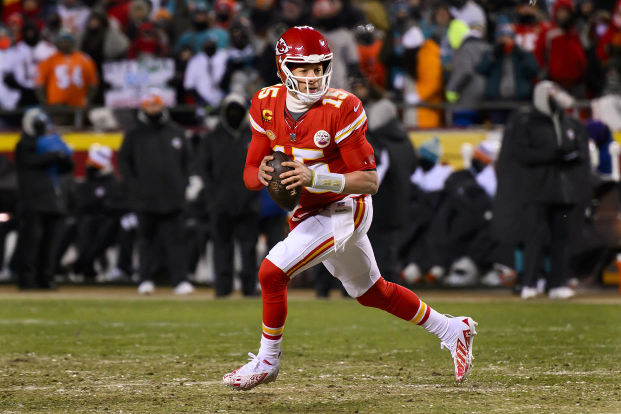 The Chiefs-Dolphins game was broadcast exclusively on Peacock on Saturday night.