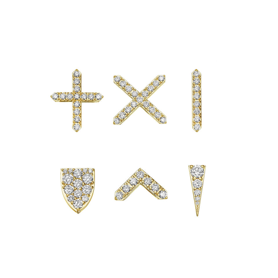 K Kane Golden Age Diamond Studs