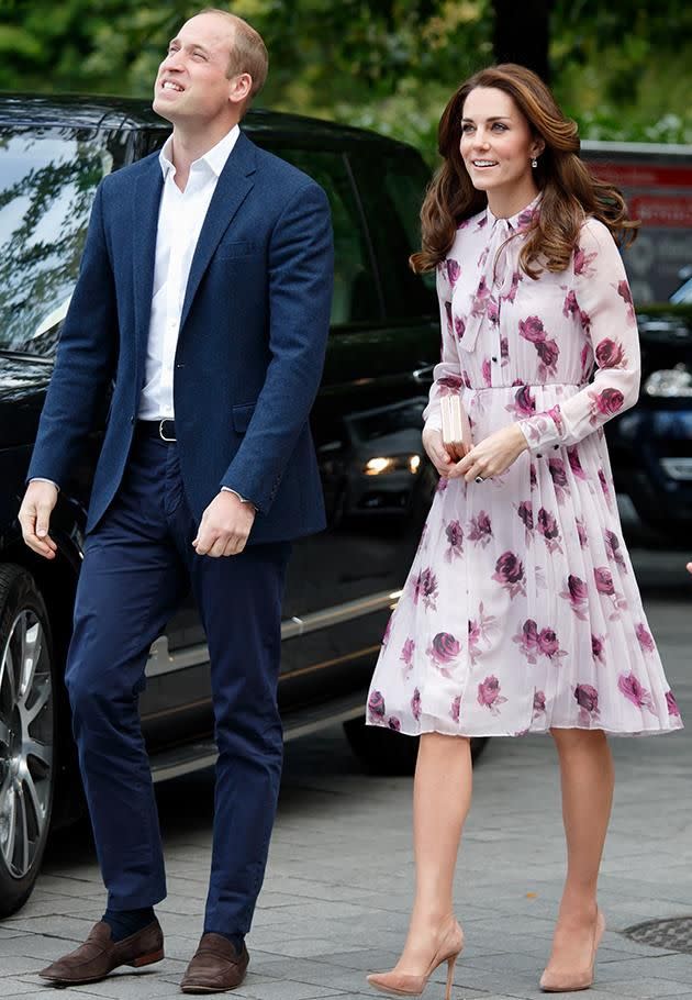 Kate Middleton and Prince William in London. Source: Getty