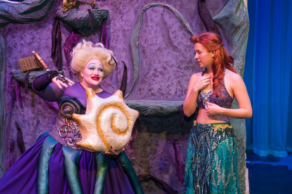 The Amarillo Little Theatre Academy presents "The Little Mermaid" with Cameron Parrack as Ursula and Kameron Wolff as Ariel.