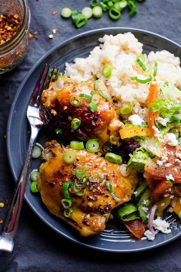 Slow Cooker Thai Chicken Thighs