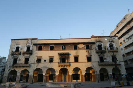 A historic building, that was damaged during a three-year conflict, is seen in Benghazi, Libya February 28, 2018. REUTERS/Esam Omran Al-Fetori