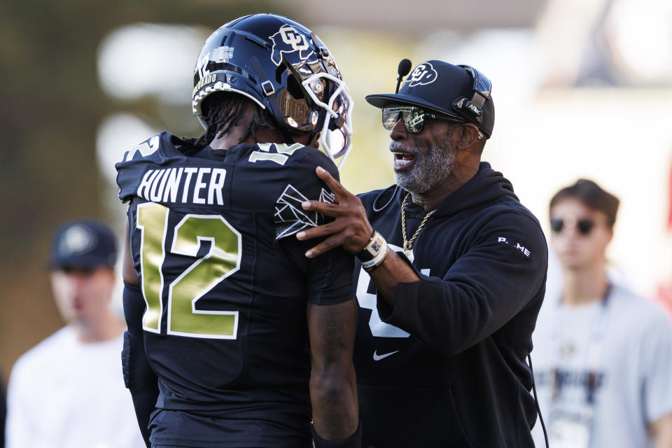 Can Deion Sanders, Travis Hunter and the Colorado Buffaloes win again in Week 2? (Ric Tapia/Getty Images)