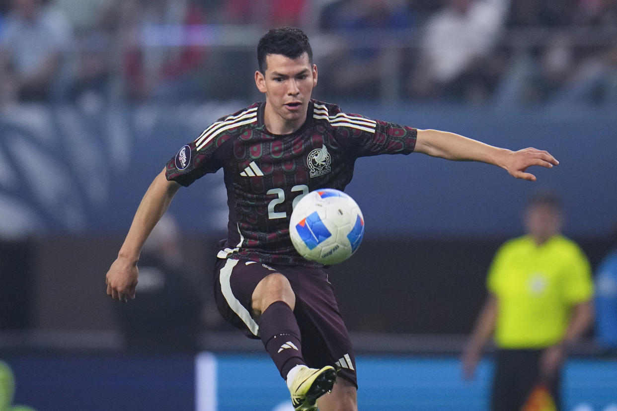 Hirving Lozano será una de las principales ausencias para México en la Copa América. El extremo no fue considerado por Jaime Lozano para integrar el plantel. (AP Foto/Julio Cortez)