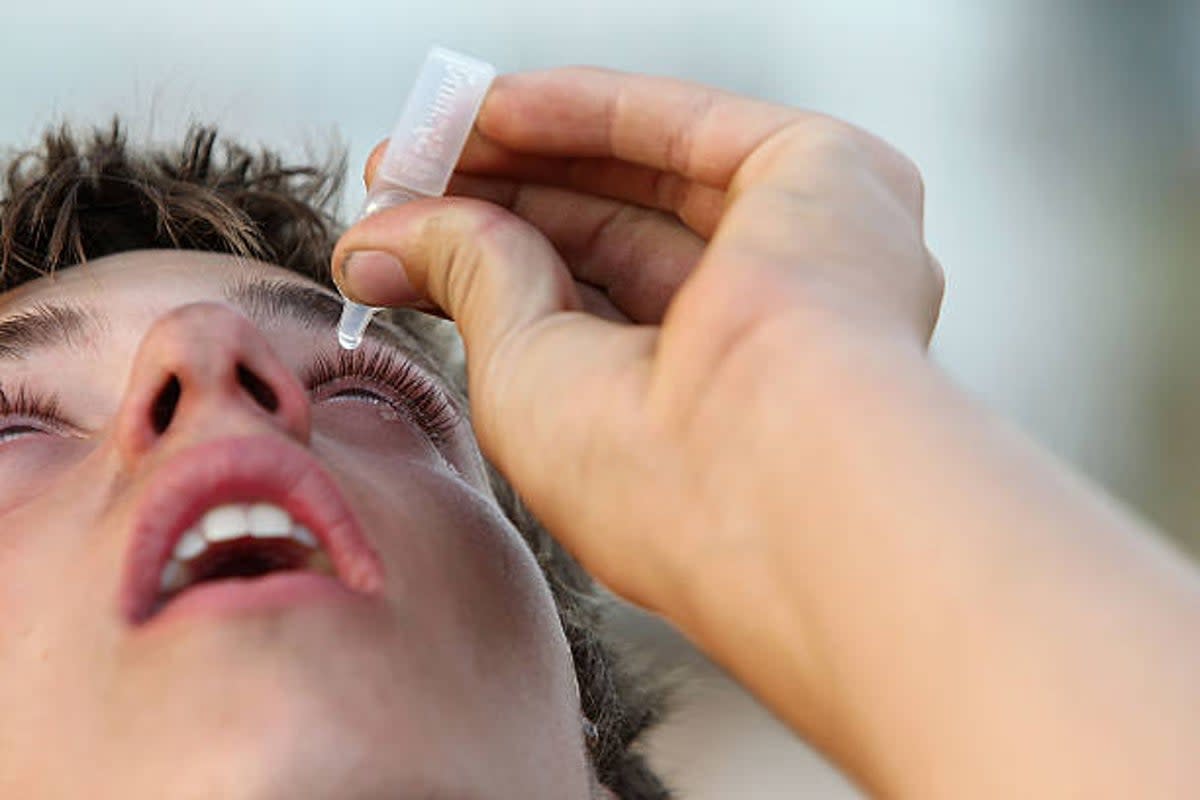 Representative: A person using eyedrop (Getty Images)