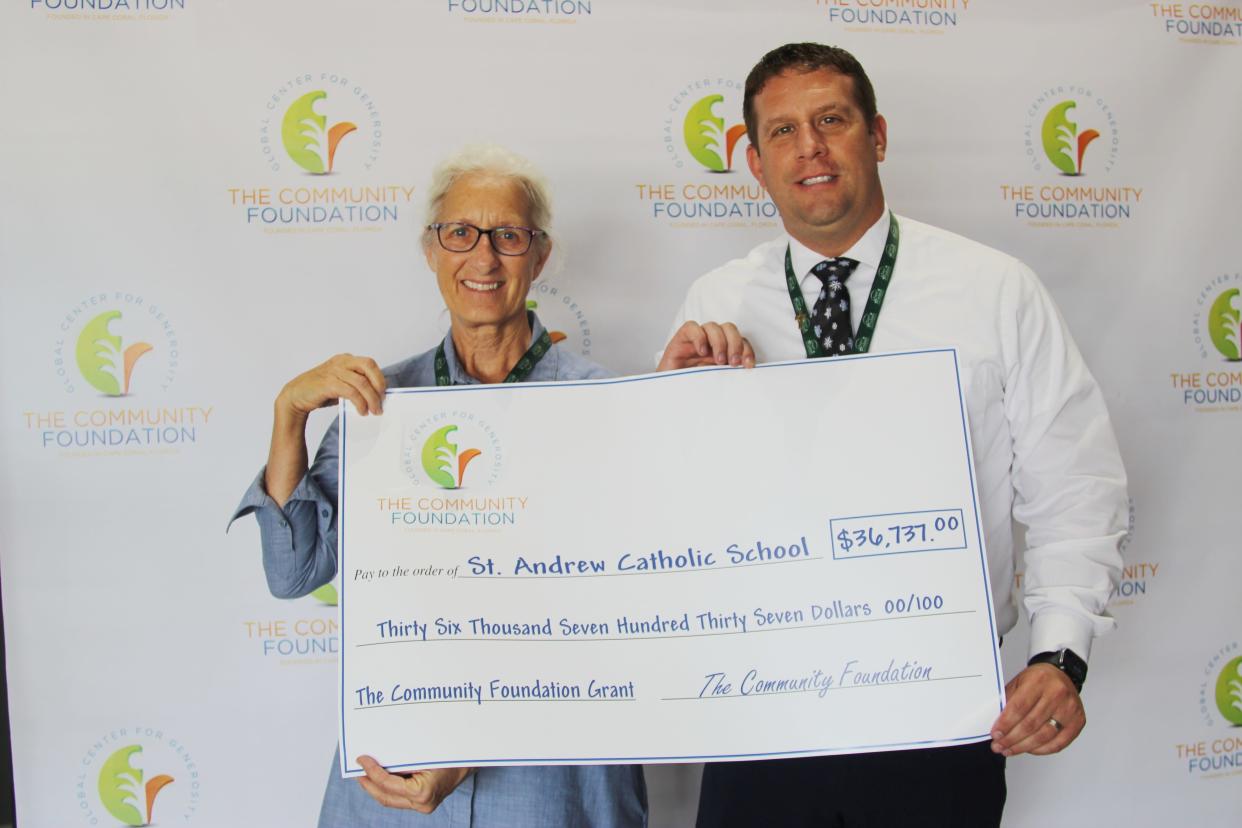 St. Andrew Catholic School was one of 51 Southwest Florida nonprofits to receive grants from The Community Foundation.