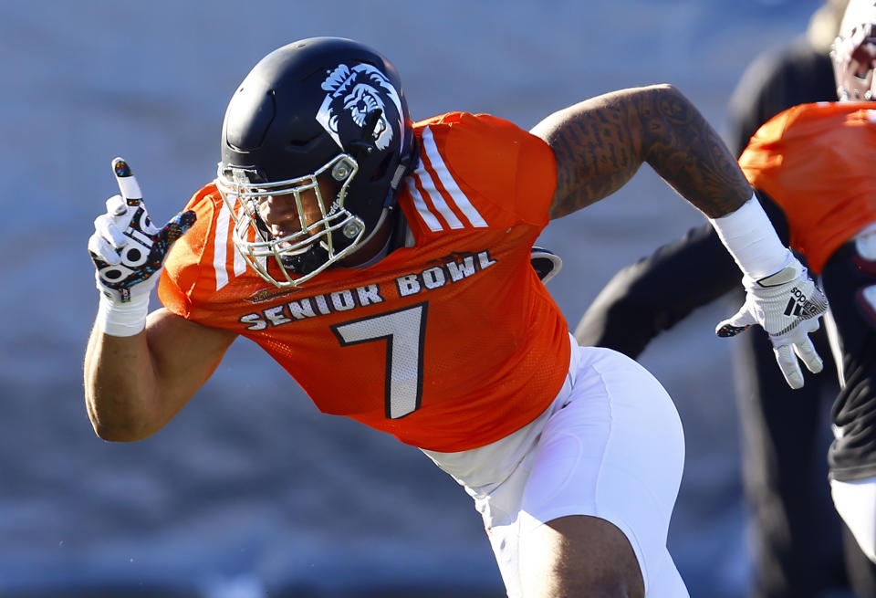 Old Dominion's Oshane Ximines had a solid performance at the Senior Bowl (AP Photo)