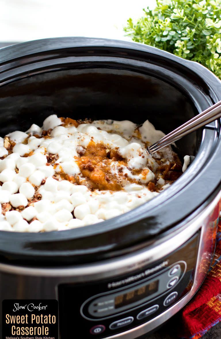 Slow Cooker Sweet Potato Casserole