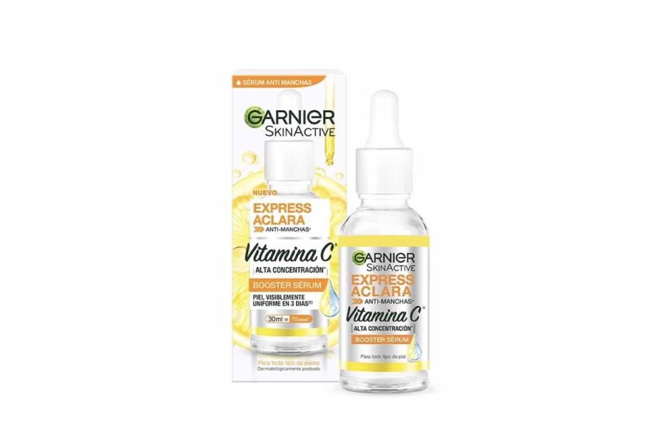 Garnier Skin Active Express serum antimanchas para aclarar la piel con vitamina C